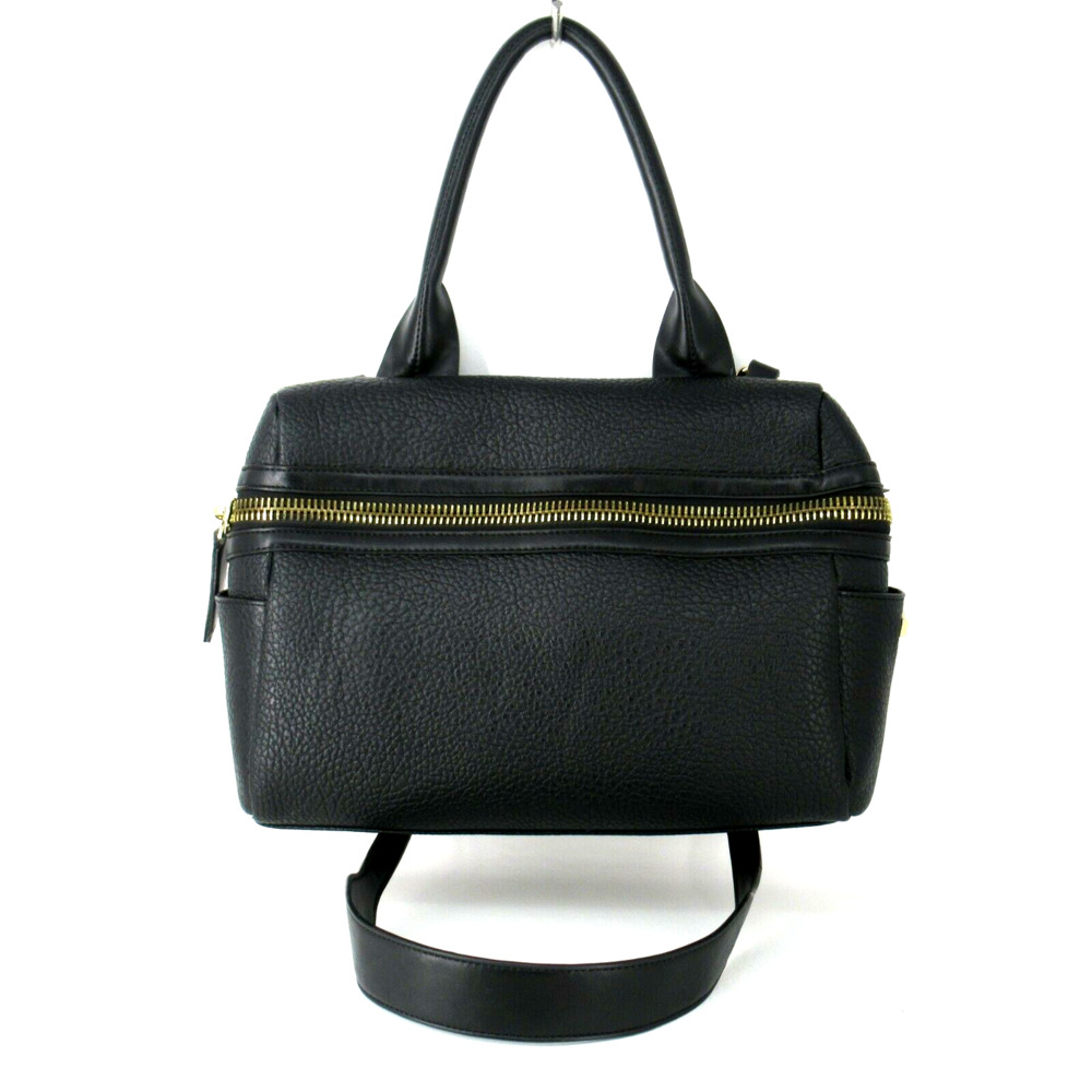 Dream Control Handbag Women L Black Faux Pebble Leather Shoulder Bag Satchel